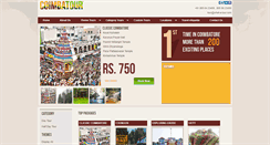 Desktop Screenshot of coimbatoretourism.com